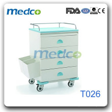 Steel change drug trolley T026